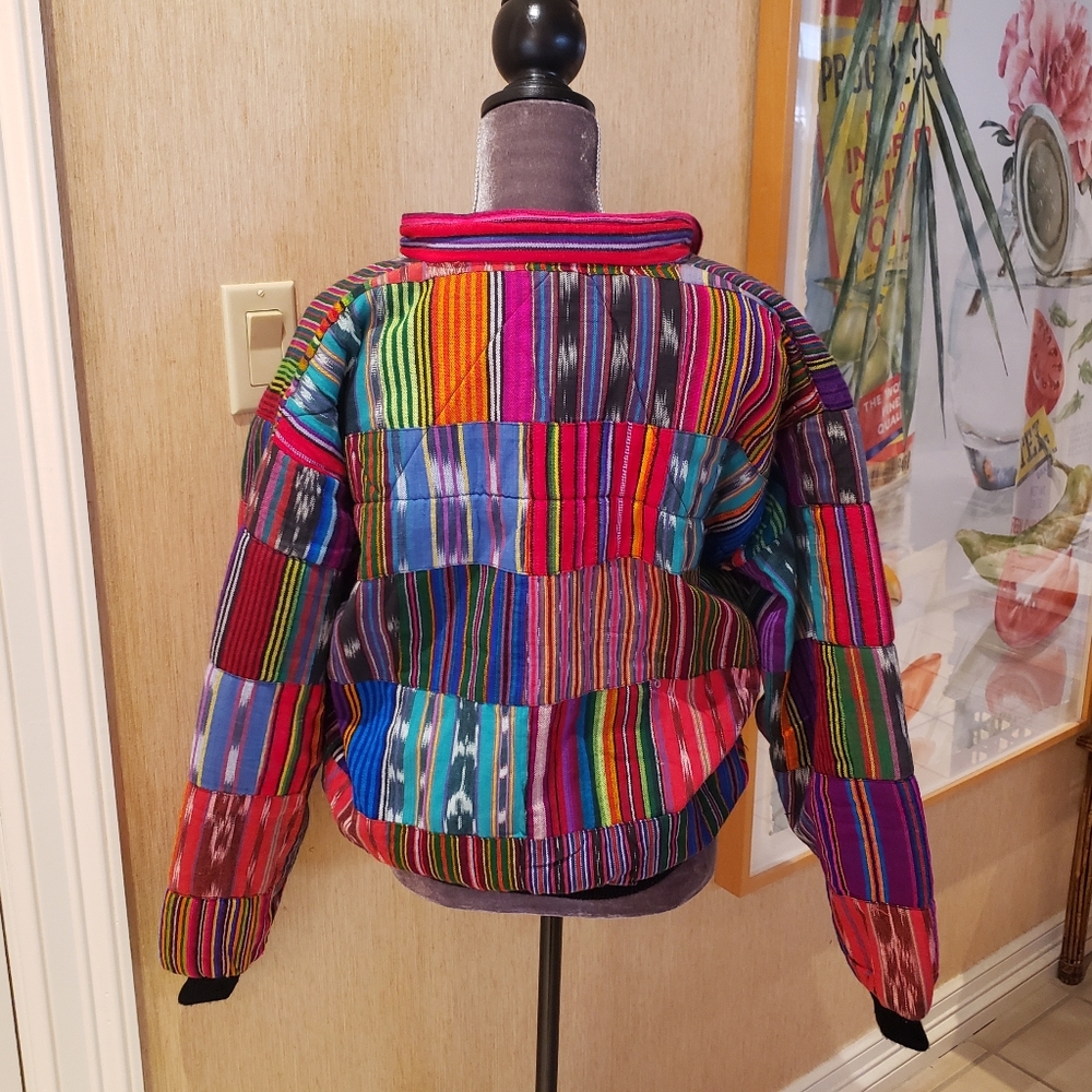 Bright Vintage Patchwork Jacket - image 3